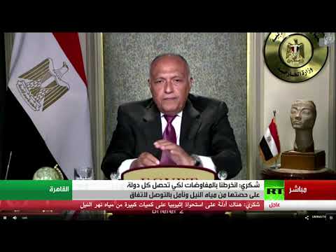 شاهد كلمة وزير الخارجية المصري أمام مجلس الأمن حول سد النهضة